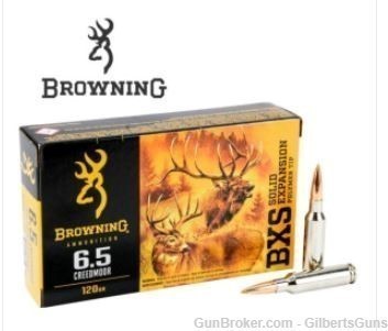 Browning BXS 6.5 Creedmoor 120 Grain Ballistic Tip Ammunition B192400651-img-0