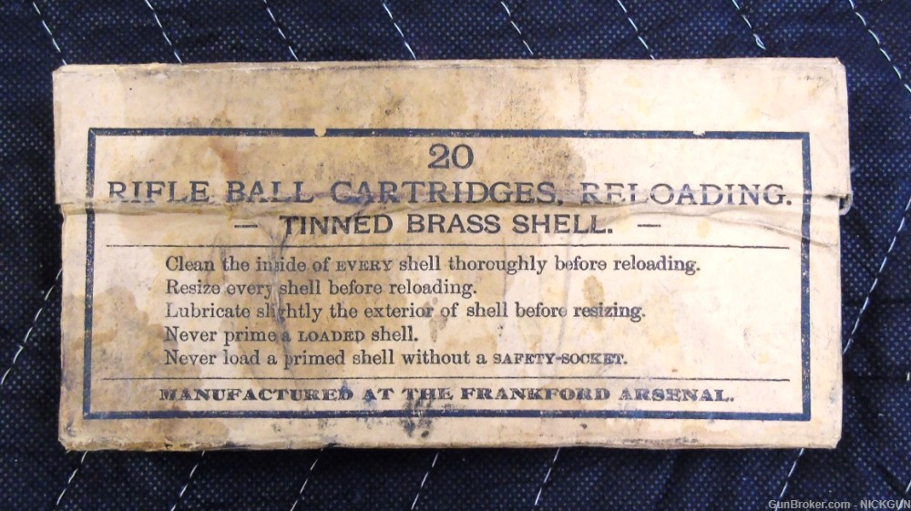 .45-70 Rifle Ball Cartridges 1890’s -img-0