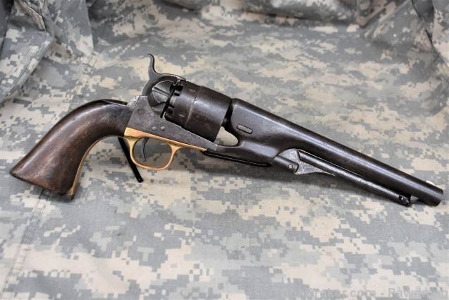 Civil War Colt Army Model 1860 cap & ball 44 cal made 1862-img-0