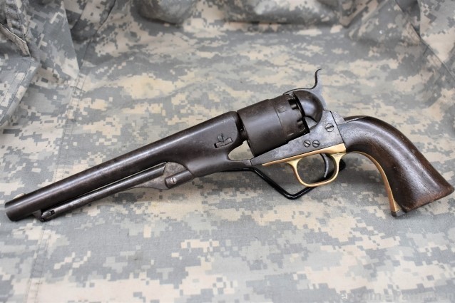 Civil War Colt Army Model 1860 cap & ball 44 cal made 1862-img-1
