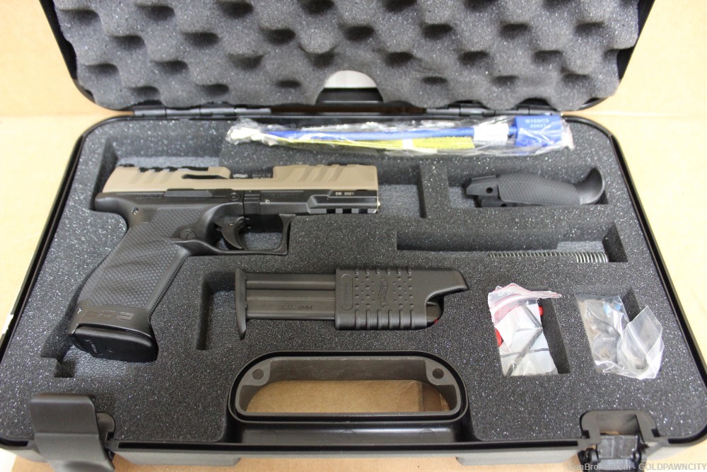 Walther PDP Compact 9mm Optic Ready Pistol with FDE Slide and 4 Inch Barrel-img-0