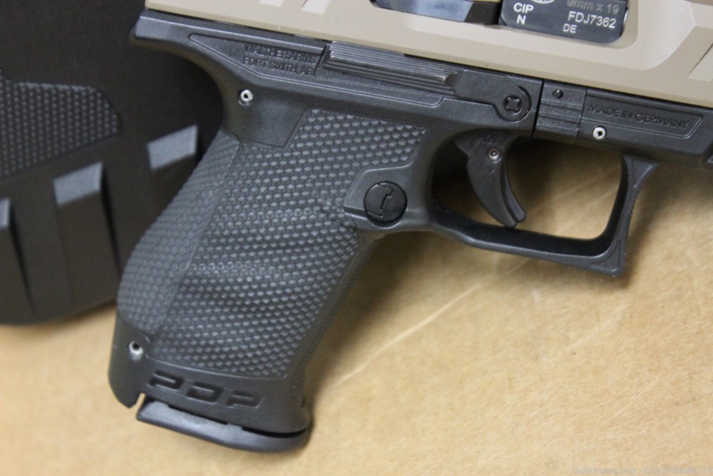 Walther PDP Compact 9mm Optic Ready Pistol with FDE Slide and 4 Inch Barrel-img-9