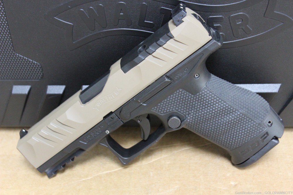 Walther PDP Compact 9mm Optic Ready Pistol with FDE Slide and 4 Inch Barrel-img-10