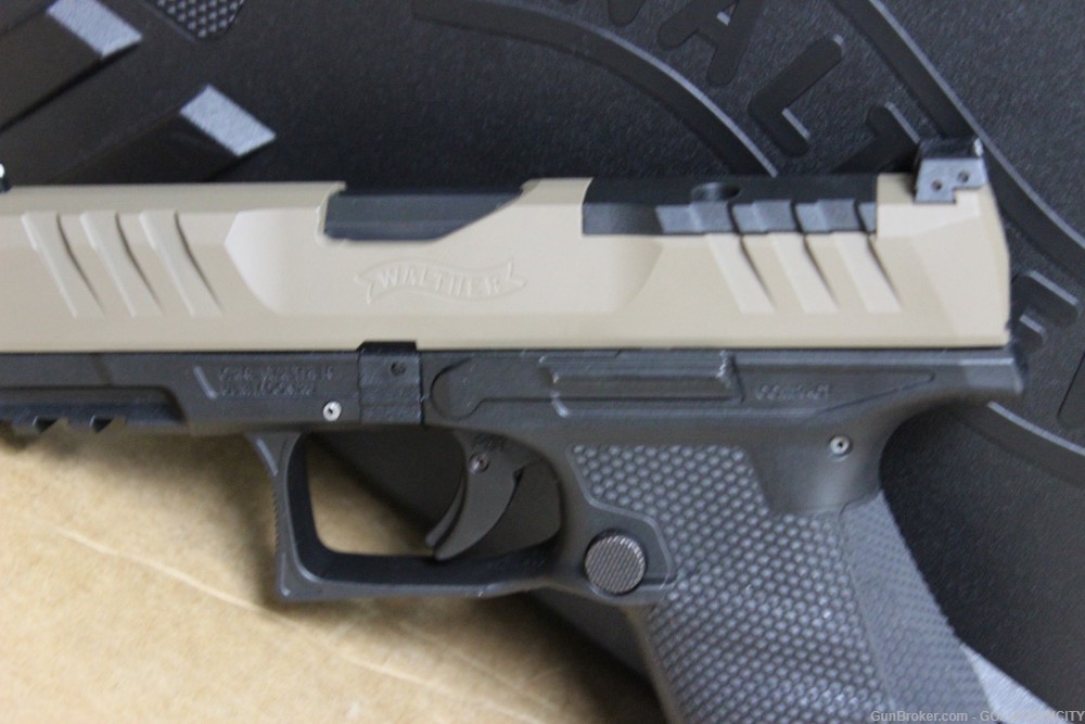 Walther PDP Compact 9mm Optic Ready Pistol with FDE Slide and 4 Inch Barrel-img-14
