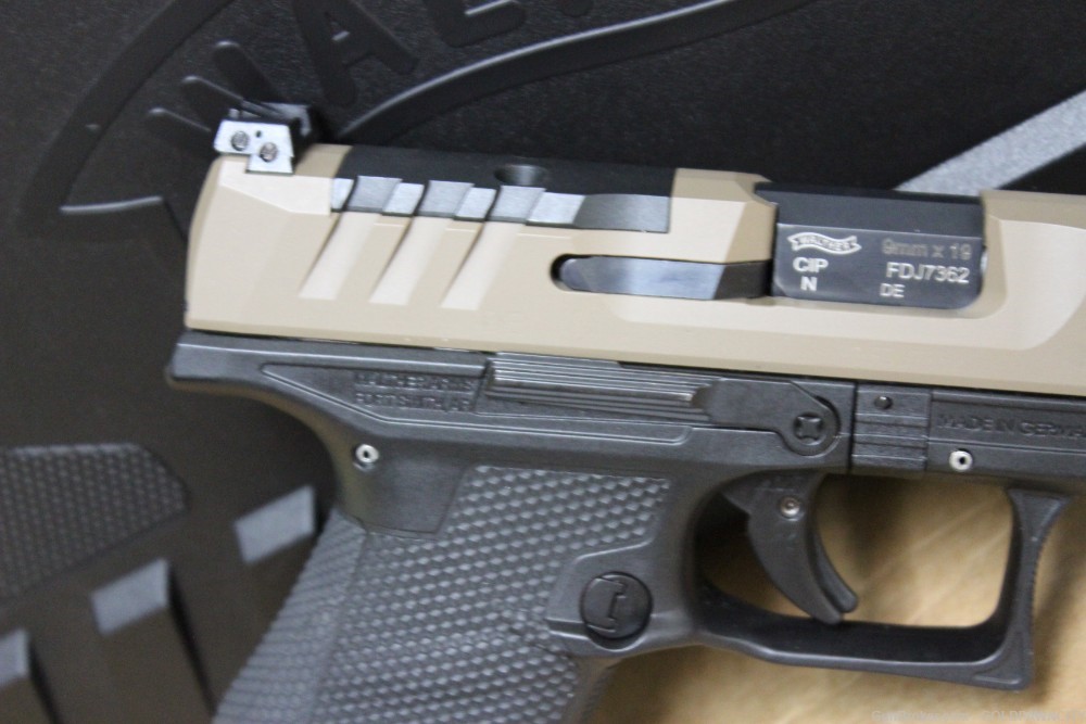 Walther PDP Compact 9mm Optic Ready Pistol with FDE Slide and 4 Inch Barrel-img-5