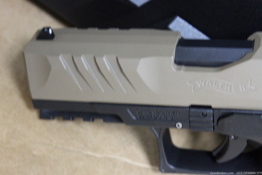 Walther PDP Compact 9mm Optic Ready Pistol with FDE Slide and 4 Inch Barrel-img-11
