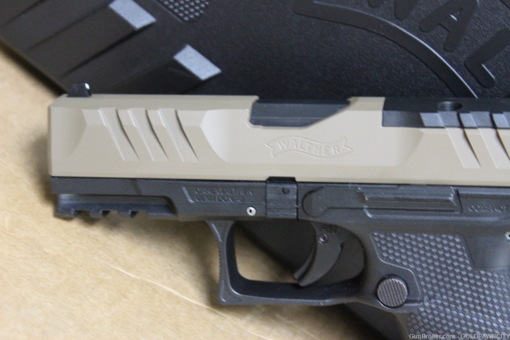 Walther PDP Compact 9mm Optic Ready Pistol with FDE Slide and 4 Inch Barrel-img-15