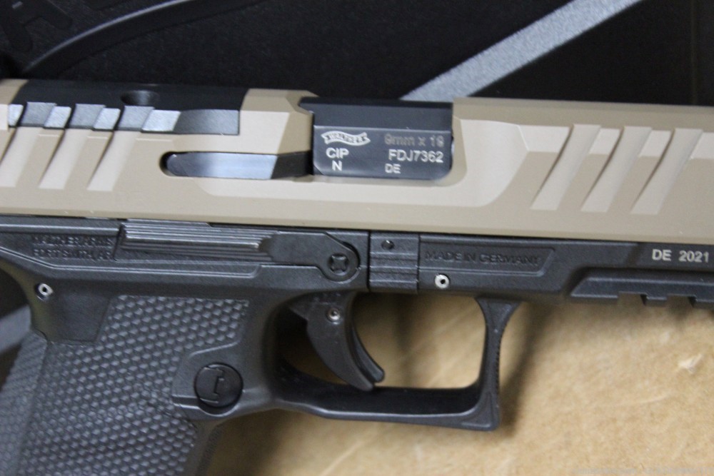 Walther PDP Compact 9mm Optic Ready Pistol with FDE Slide and 4 Inch Barrel-img-6