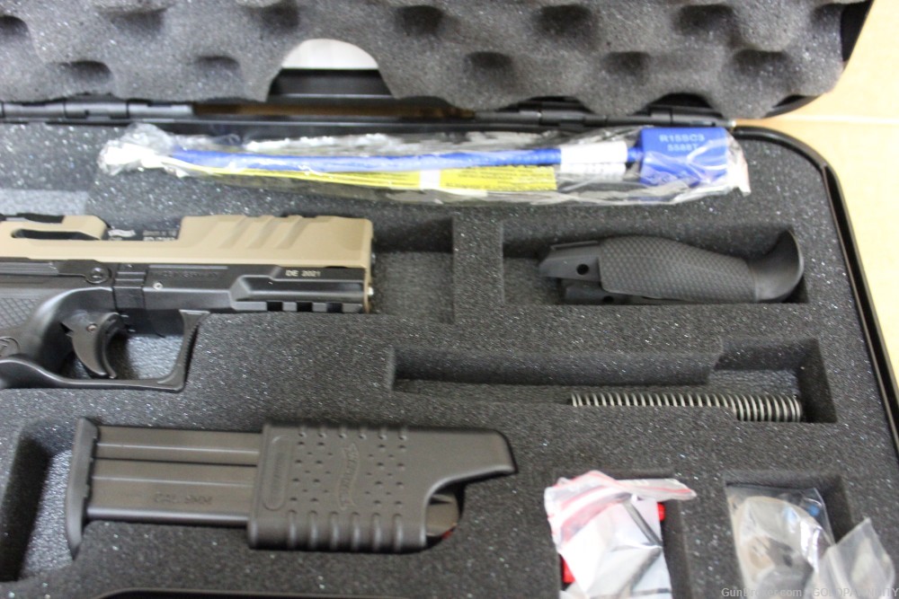 Walther PDP Compact 9mm Optic Ready Pistol with FDE Slide and 4 Inch Barrel-img-2