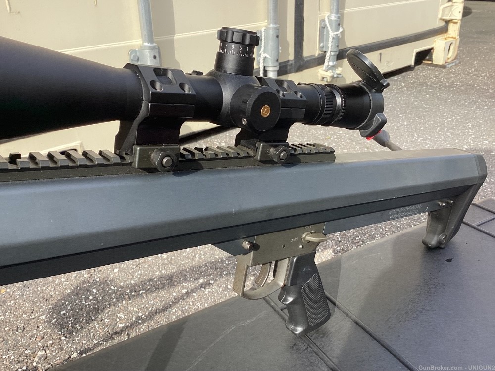 Barrett M99 .50 BMG Bolt action rifle w luepold Mark 4 8.5 x25x50mm 29” -img-10