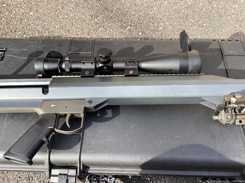 Barrett M99 .50 BMG Bolt action rifle w luepold Mark 4 8.5 x25x50mm 29” -img-20