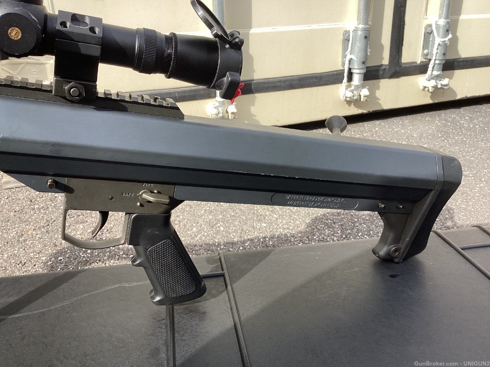 Barrett M99 .50 BMG Bolt action rifle w luepold Mark 4 8.5 x25x50mm 29” -img-11