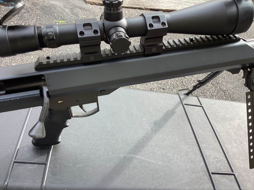 Barrett M99 .50 BMG Bolt action rifle w luepold Mark 4 8.5 x25x50mm 29” -img-5