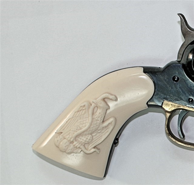 Remington 1858 Uberti Grips, Eagle & Snake-img-1