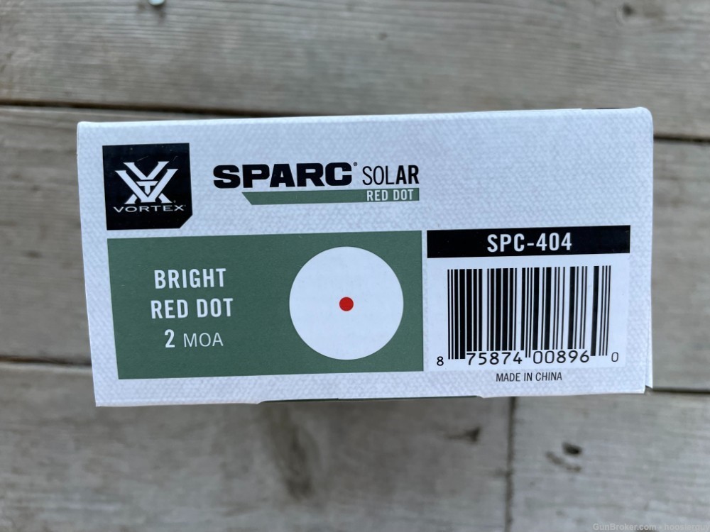 Vortex Optics SPARC Solar Red Dot Sight - 2 MOA Dot-img-3