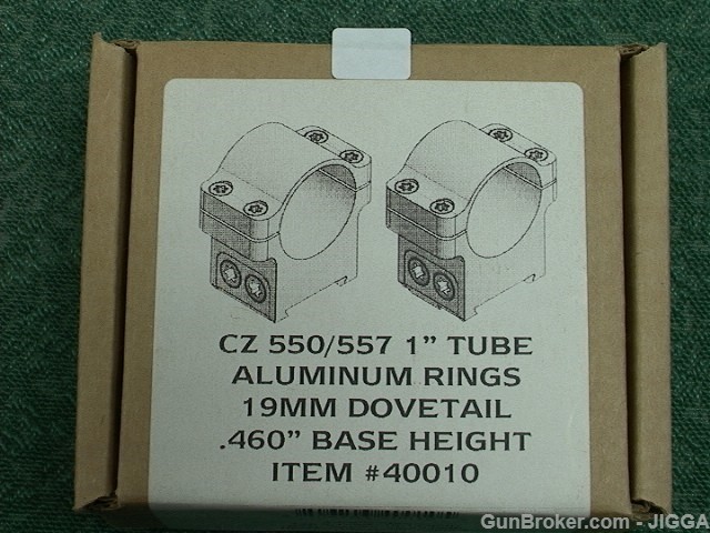 CZ  550/557 1" Tube Aluminum Rings-img-0