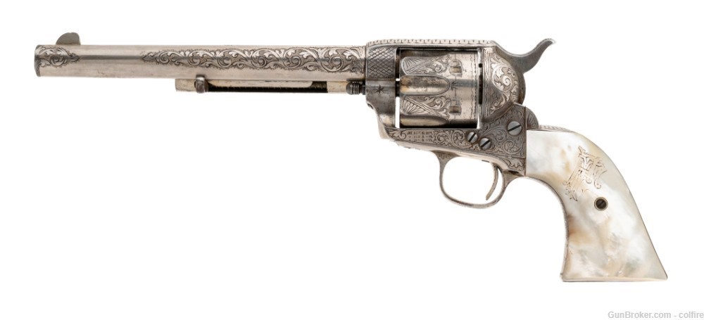 BEAUTIFUL NEW YORK ENGRAVED COLT SINGLE ACTION ARMY (AC545)-img-1
