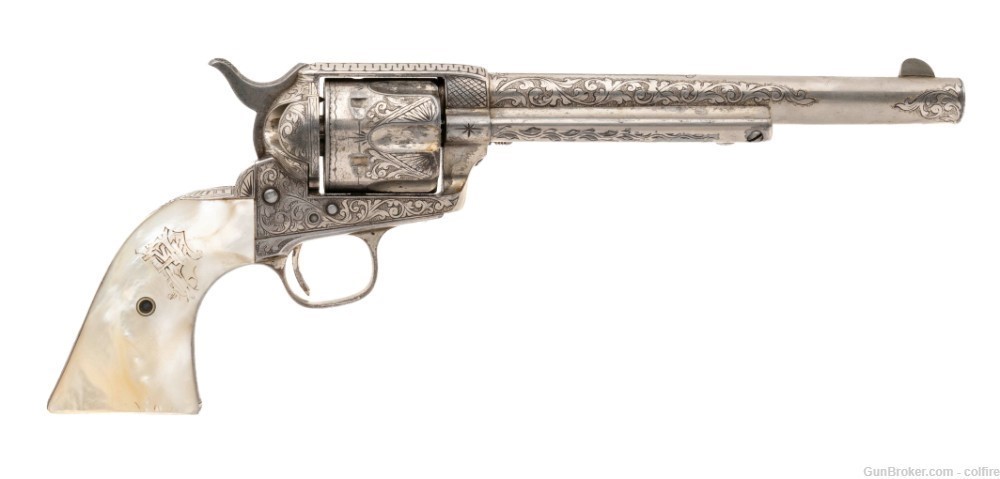 BEAUTIFUL NEW YORK ENGRAVED COLT SINGLE ACTION ARMY (AC545)-img-0