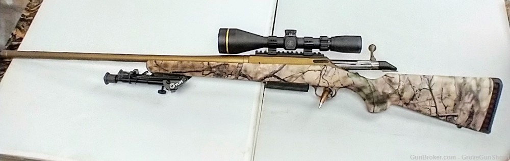 Ruger American Rifle 6.5PRC Go Wild Camo Bronze 24" Leupold VX-Freedom USED-img-0