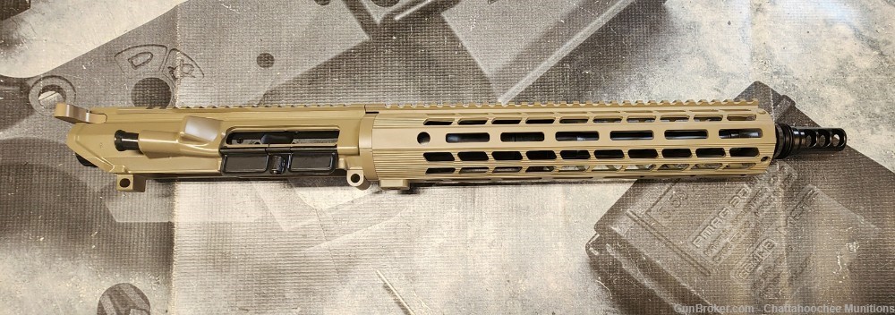 8.6 Blackout 12" Complete Upper - FDE - Armalite Pattern AR10-img-0
