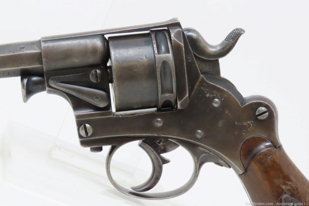 Dutch J.F.J. BAR Antique DELFT Model 1873 “Old Model” .22 RF DA Revolver   -img-18