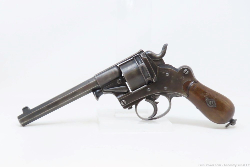 Dutch J.F.J. BAR Antique DELFT Model 1873 “Old Model” .22 RF DA Revolver   -img-16