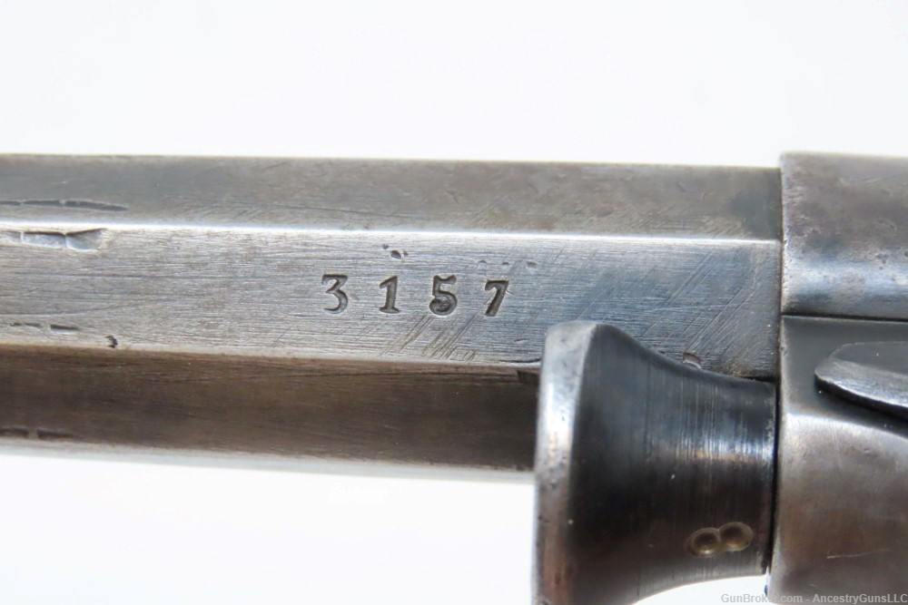 Dutch J.F.J. BAR Antique DELFT Model 1873 “Old Model” .22 RF DA Revolver   -img-12