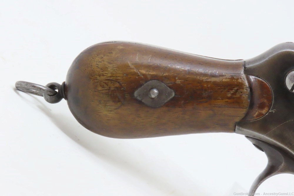 Dutch J.F.J. BAR Antique DELFT Model 1873 “Old Model” .22 RF DA Revolver   -img-2