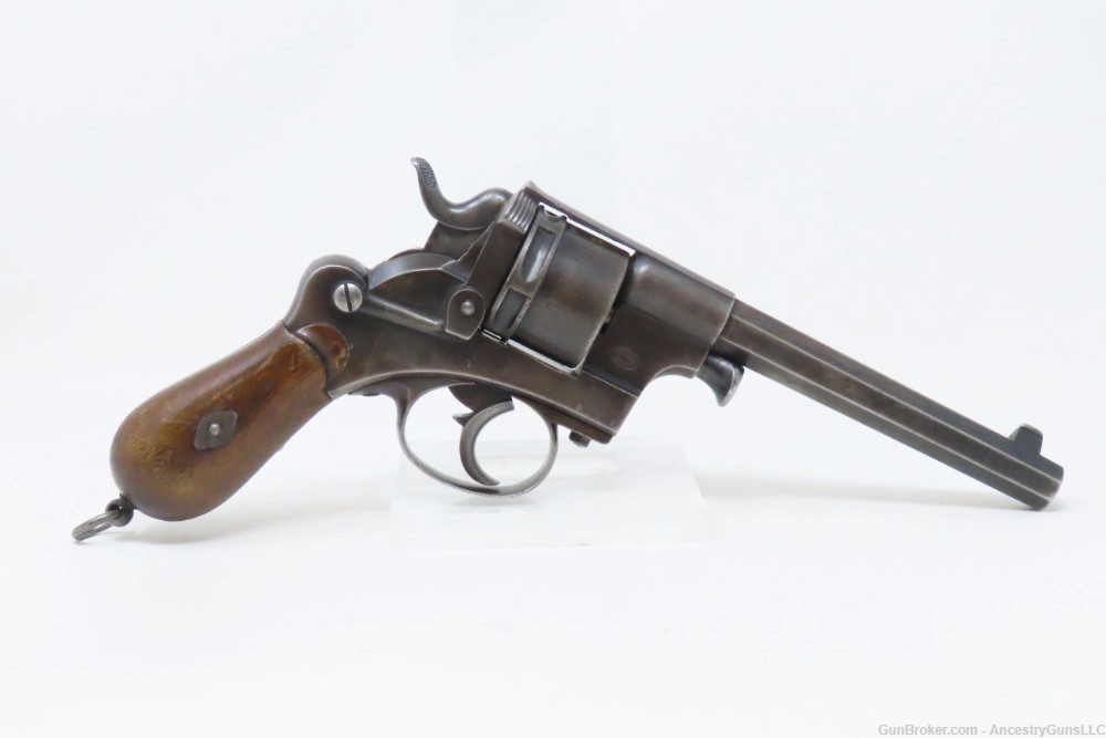 Dutch J.F.J. BAR Antique DELFT Model 1873 “Old Model” .22 RF DA Revolver   -img-1