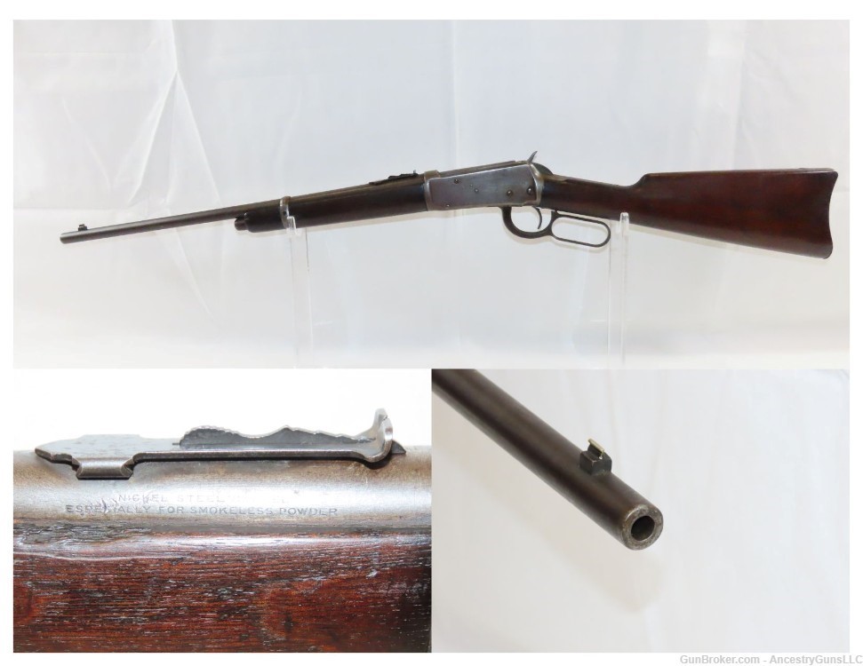 c1898 mfr Antique WINCHESTER Model 1894 LEVER ACTION .30-30 WCF Carbine SRC-img-0