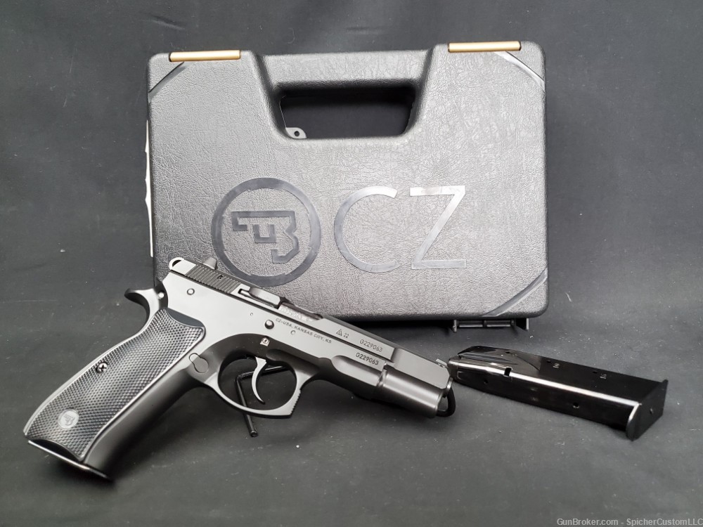 CZ 75 B 9mm Pistol with Two Magazines Original Case Paperwork-img-0