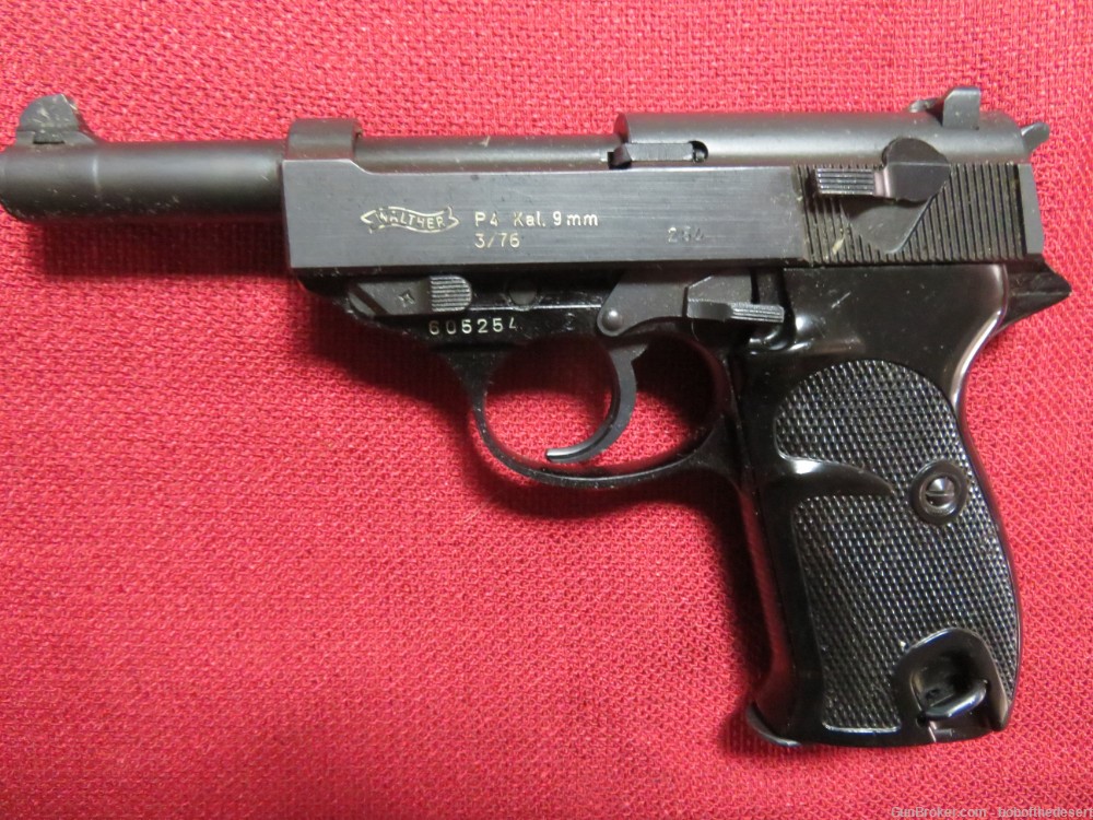 Walther P4 9mm German Government Stamped EXCELLENT!-img-1