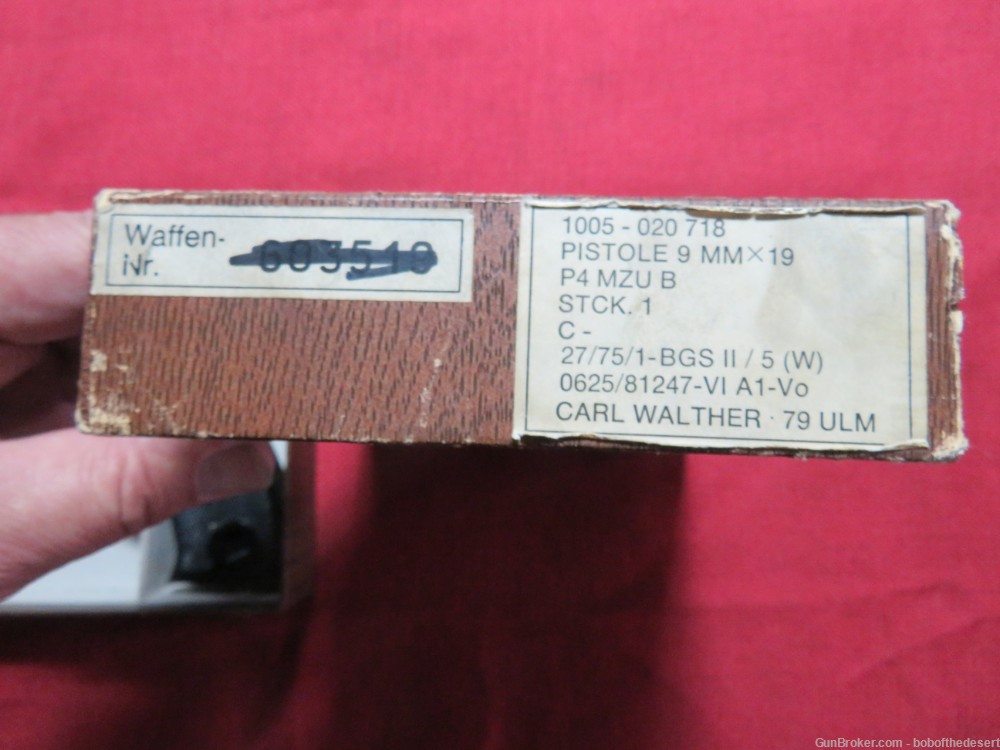 Walther P4 9mm German Government Stamped EXCELLENT!-img-12