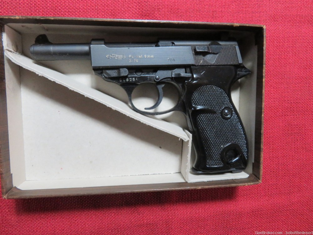 Walther P4 9mm German Government Stamped EXCELLENT!-img-0