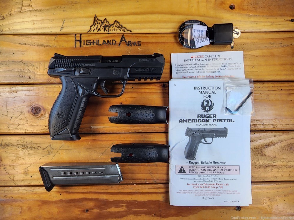 Ruger American 4.2" RUA9DUTYMS10-MA Duty 8661 9mm Luger Pistol-img-2