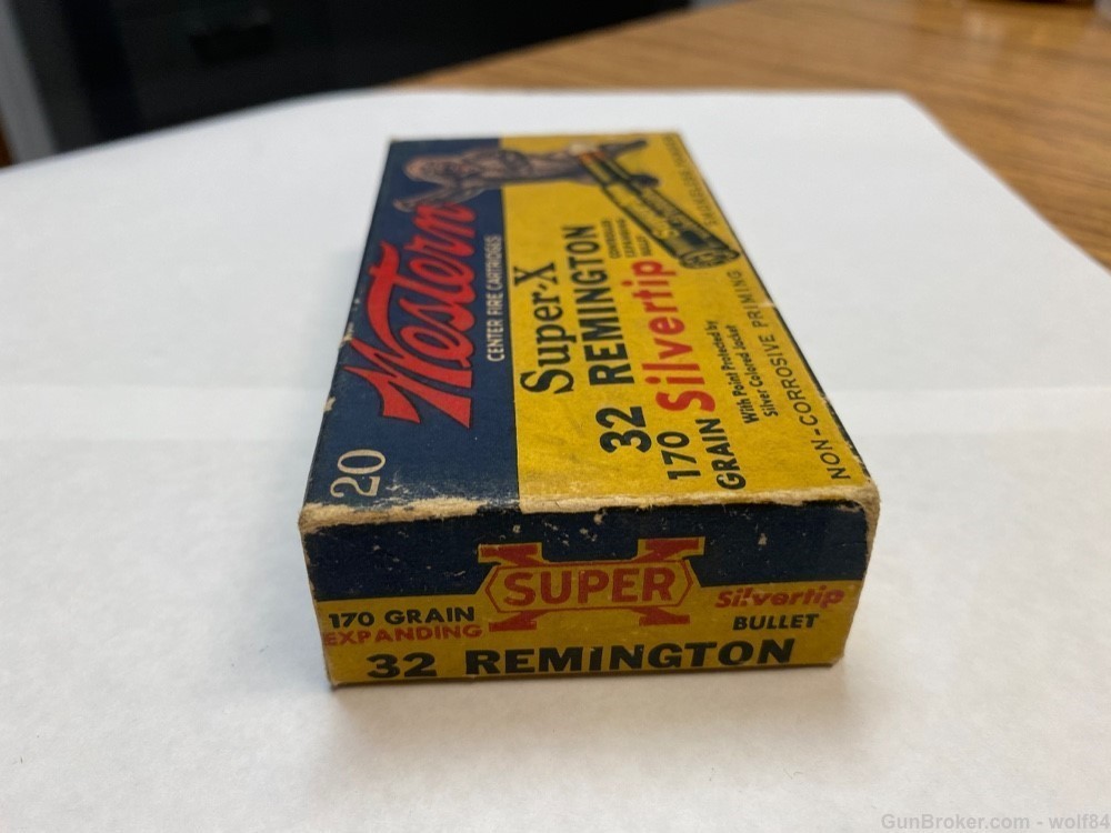  BEAR Box 32 Remington Autoloading  WESTERN Super X  170 gr Slivertip -img-5