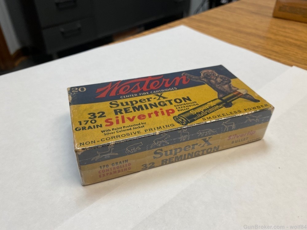  BEAR Box 32 Remington Autoloading  WESTERN Super X  170 gr Slivertip -img-11