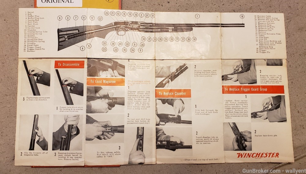 Winchester Model 50 Shotgun Manual Factory Original Form 2129 Olin 1929? -img-2