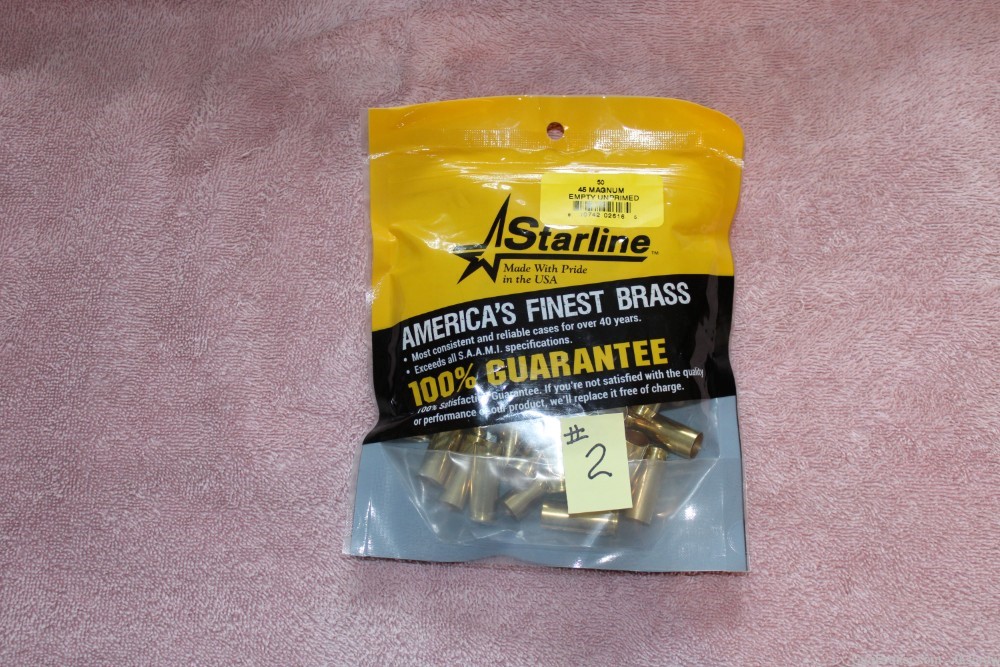 Starline 45 Magnum unprimed NEW Brass-img-0
