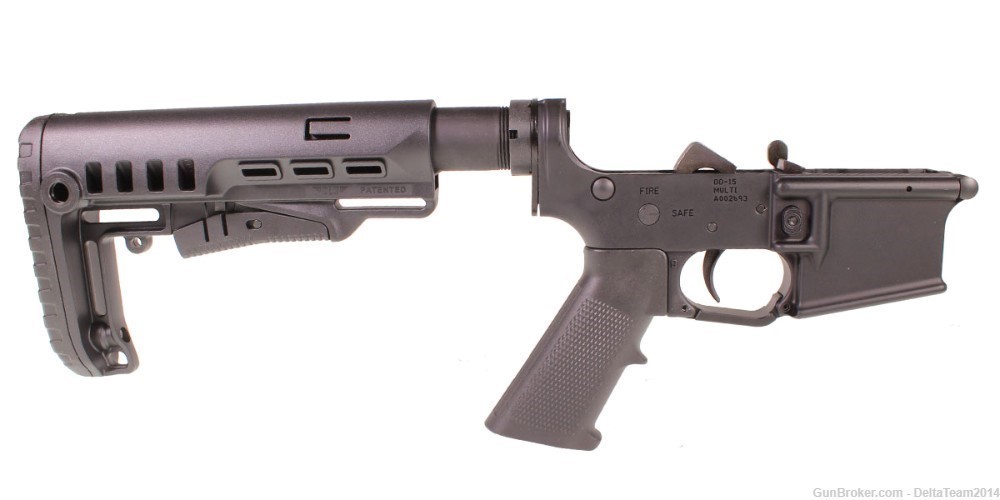 Davidson Defense AR15 Lower Build Kit - NcStar Tactical Stock - Assembled-img-0
