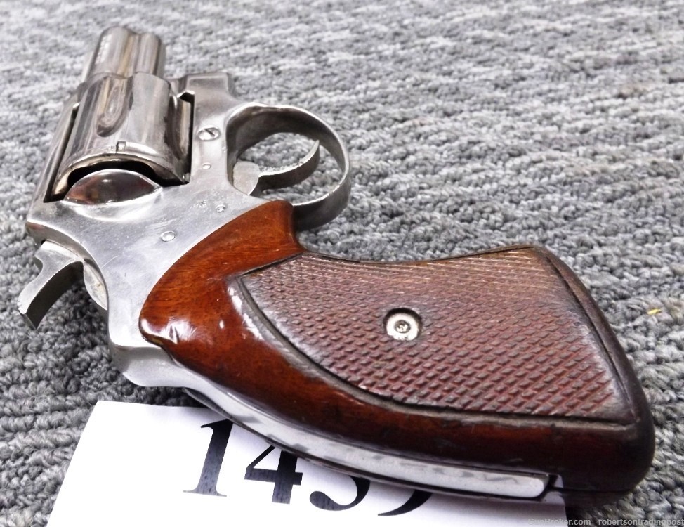 Colt .38 Detective Special 2” Nickel VG Wood Grips Snub 1974 CA C&R OK 2024-img-15