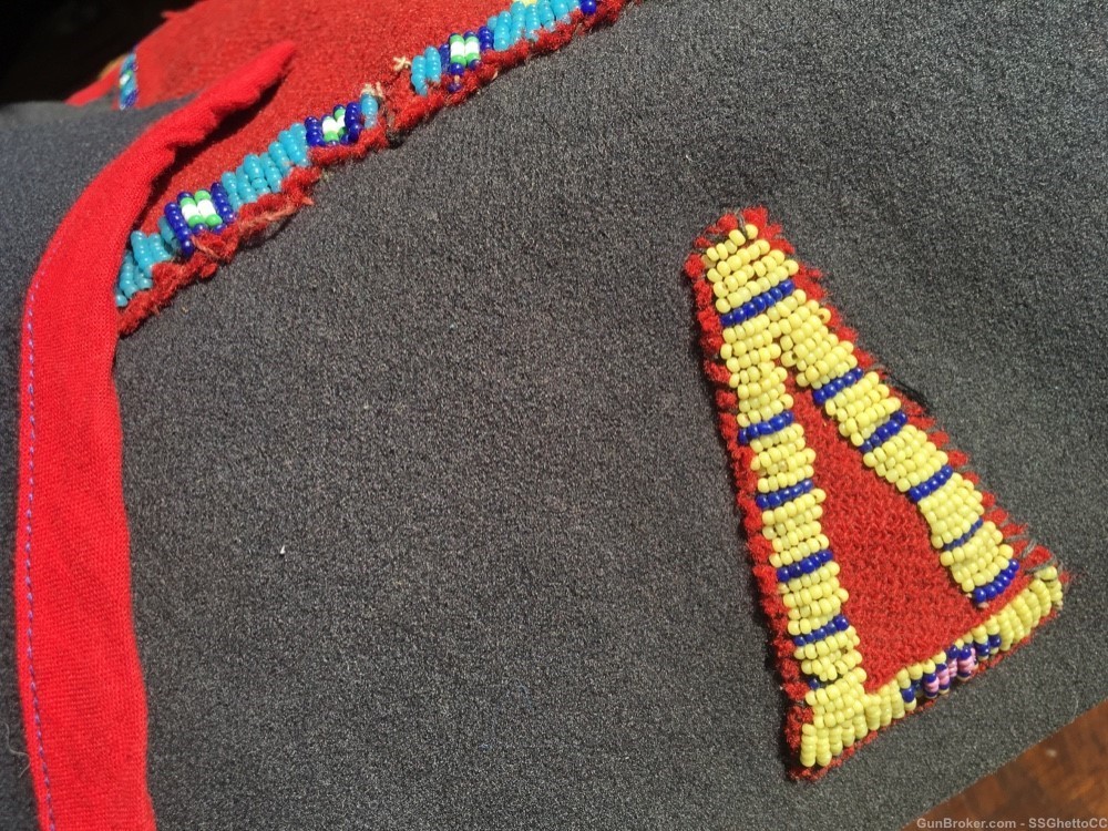 Native American Indian Leggings;Marriage Pre/Post Reservation;Trade Beads-img-6