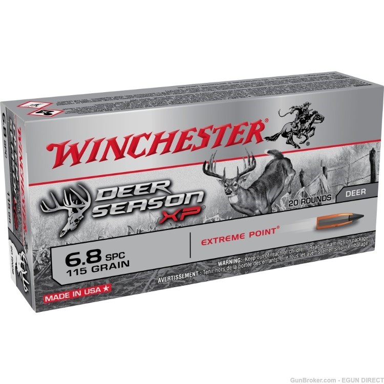 Winchester Deer Season XP 6.8 SPC 115gr Polymer Tip - 20rd-img-0