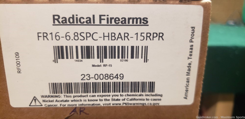 Brand New Radical Firearms AR 15 in 6.8 SPC Caliber -img-2