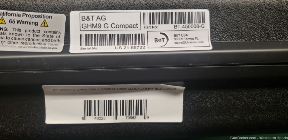 Brand New B&T GHM9 G2 Compact 4" Glock Magazines 33rd 9mm -img-3
