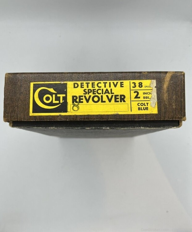Colt Factory Box .38 SPL Detective Special Revolver 2” BARREL Blue Vintage-img-1