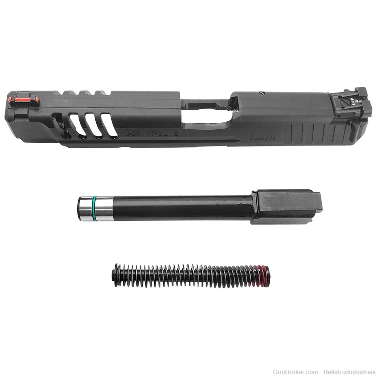 HK 50254245 VP9 Long Slide Kit 9mm Luger Steel Black-img-0