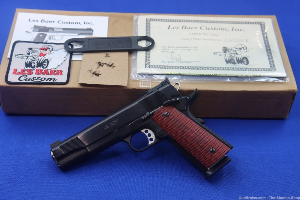 LES BAER PREMIER II Tactical 1911 Pistol 45ACP 5" MATCH 1.5" Guarantee ADJ -img-0