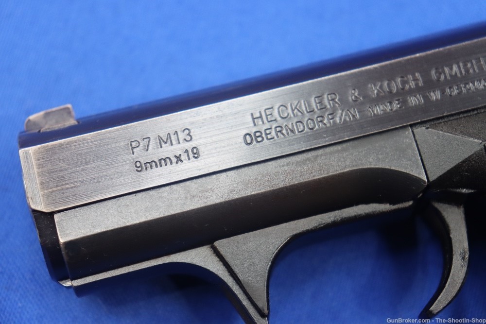 Heckler & Koch H&K Model P7 M13 Pistol 9MM Luger 1987 MFG 13RD High Cap HK -img-8