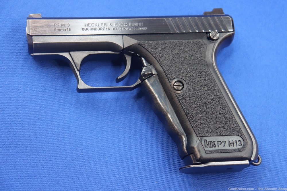Heckler & Koch H&K Model P7 M13 Pistol 9MM Luger 1987 MFG 13RD High Cap HK -img-0